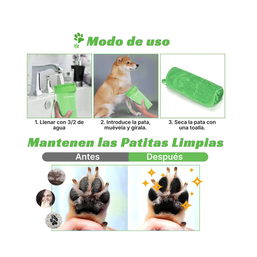 Limpiador De Patas Mascota Pro Outdoor