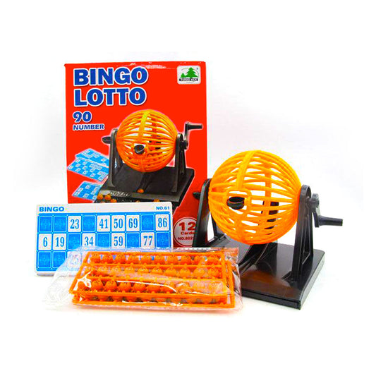 Bingo con tómbola para niños